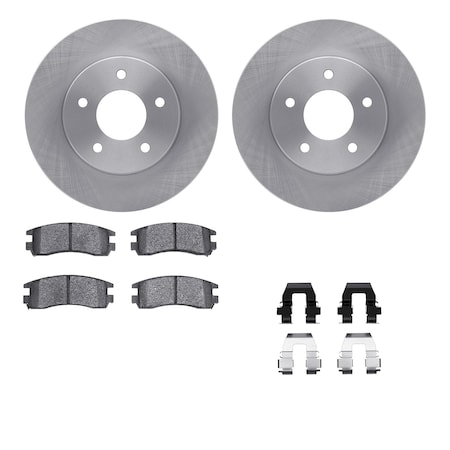 6312-52011, Rotors With 3000 Series Ceramic Brake Pads Includes Hardware